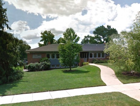 Oxford building front entrance and sidewalk